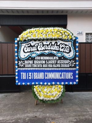 Papan Bunga Duka di Prabumulih Barat